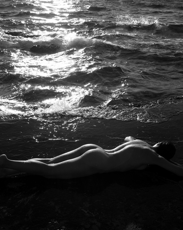 Orebic (Female Nude by Shore)