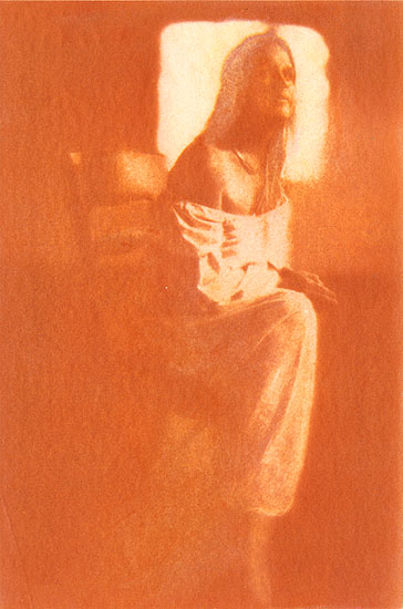 Woman Sitting by Window