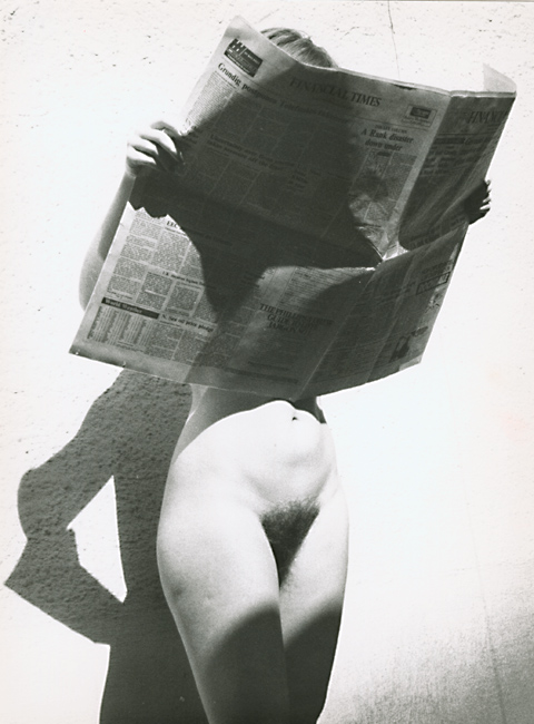 Untitled (Nude Reading Financial Times)